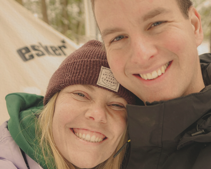 Our Winter Camping Adventure with Esker