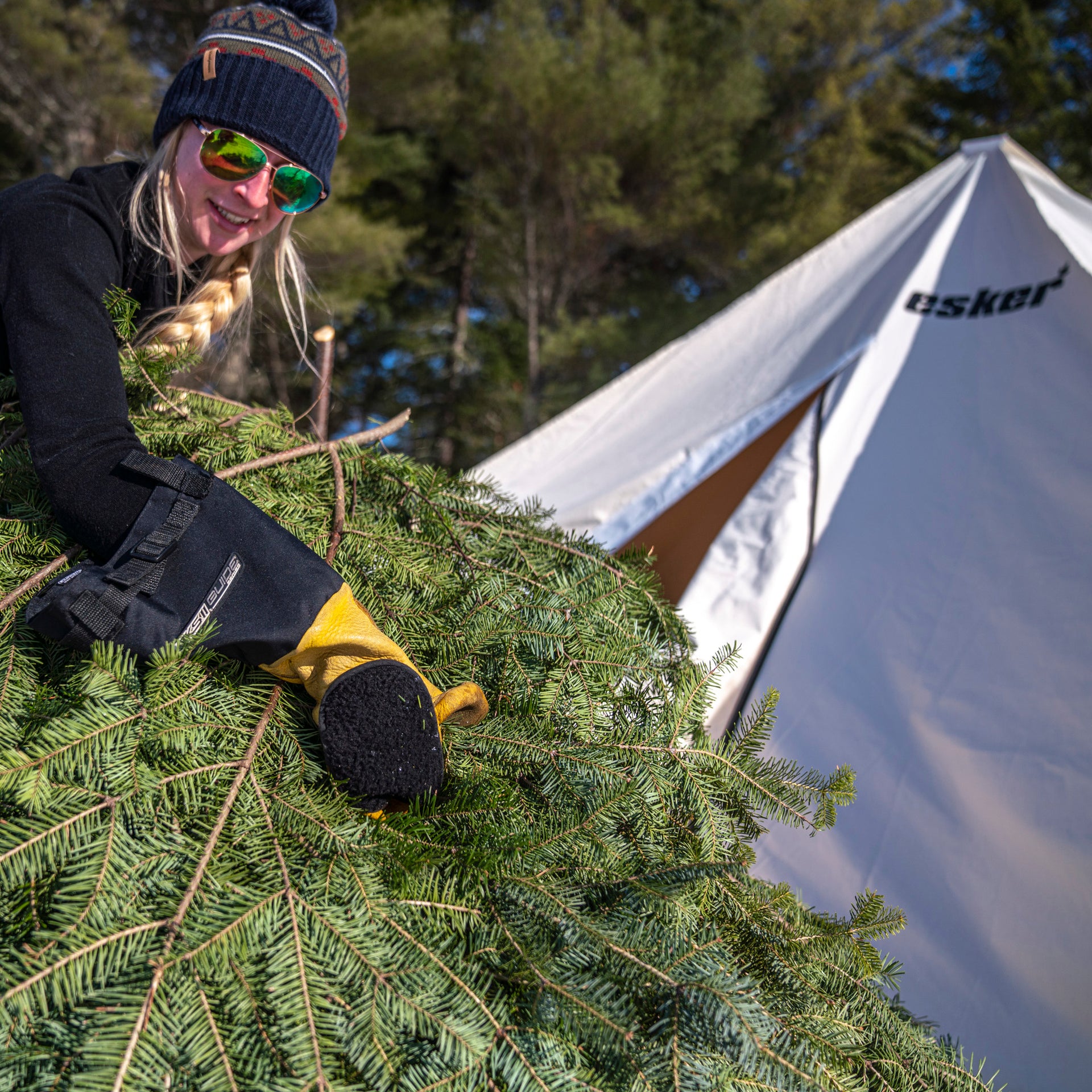 Winter Camping as a Couple