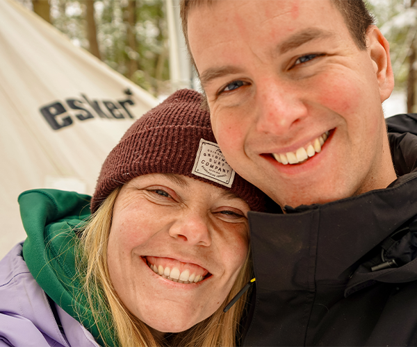 Our Winter Camping Adventure with Esker
