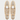 Pair of traditional snowshoes on a light grey background 