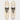 Pair of traditional snowshoes, with leather bindings on a light grey background 