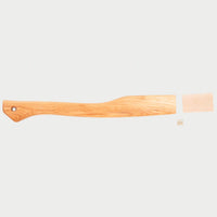 esker hatchet replacement handle, with mountain hardware, on a gray background