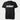 Black t shirt with the Esker logo printed across the chest. On an isolated background