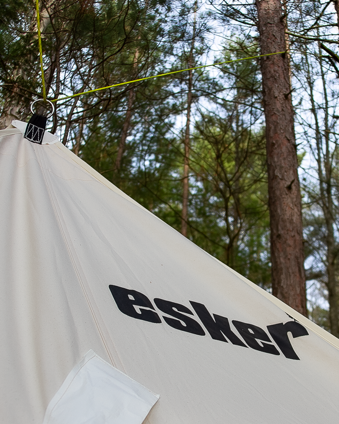 Esker Multi Hot Tent in the woods 