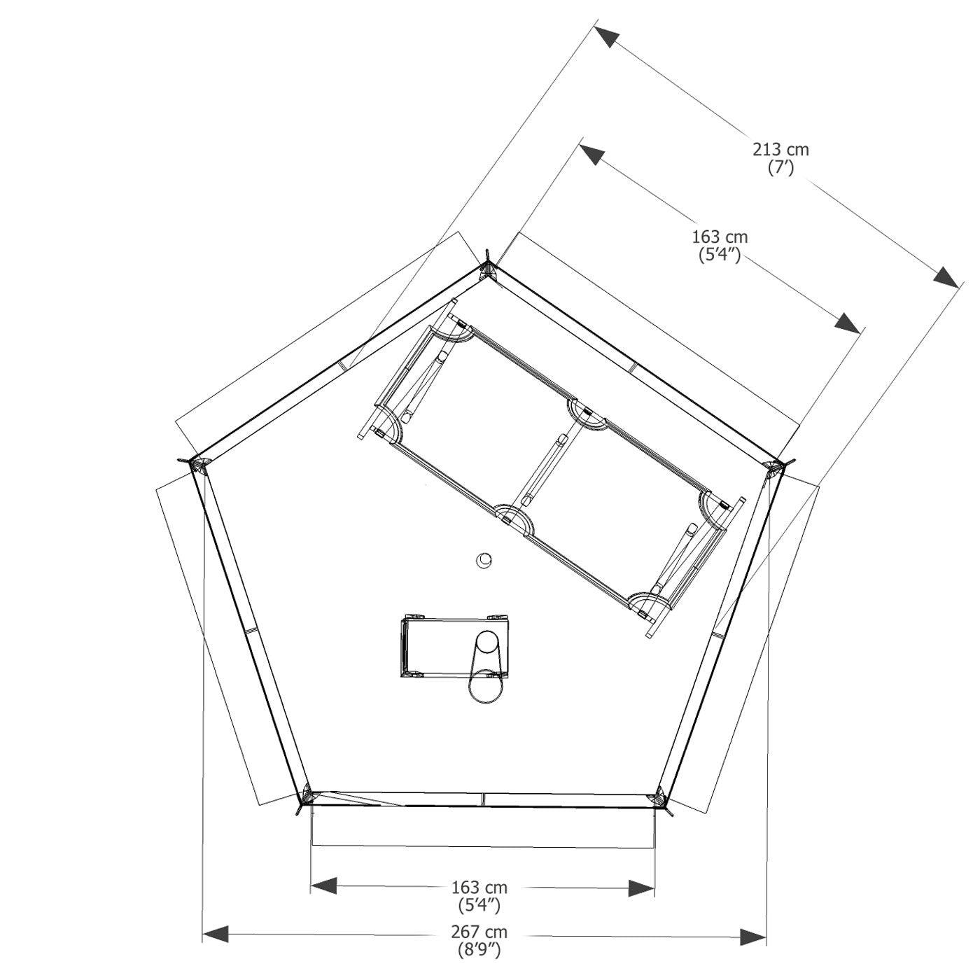 【タグ付き 新品未使用】　ella tent cardboard sweat World's Toughest Ultralight Survival Tent • 2 Person Mylar