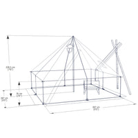 Esker Classic 2 10x10 Winter Hot Tent